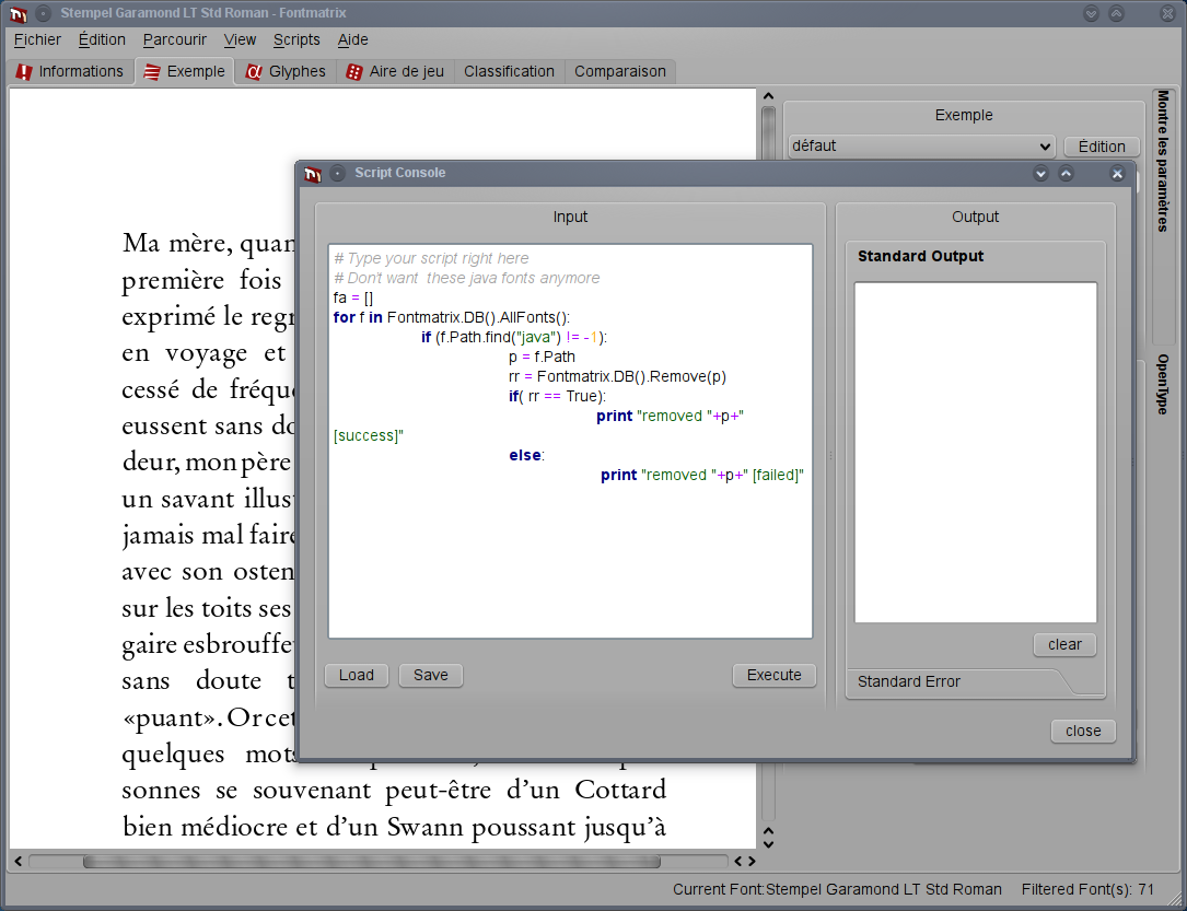 Python scripter